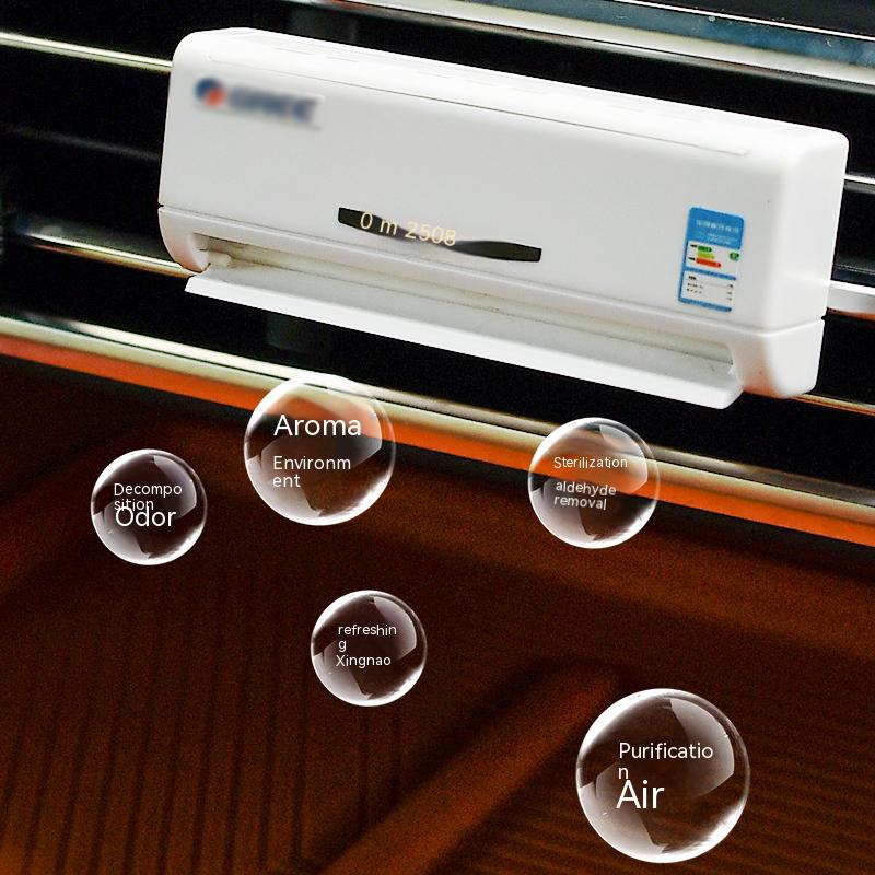 🔥Last day 49% OFF🔥Mini Solar AC Car Aromatherapy Decor