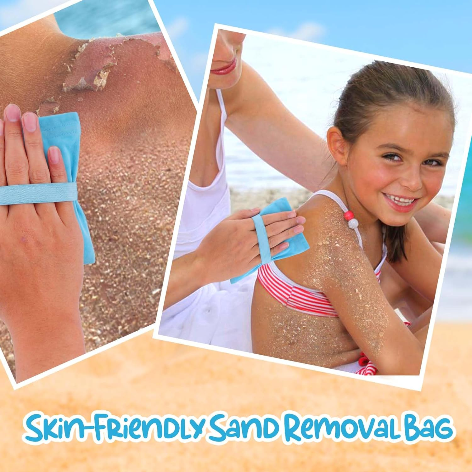 🌊Beach Sandbags Sand Removal Brush Beach Vacation Camping Equipment