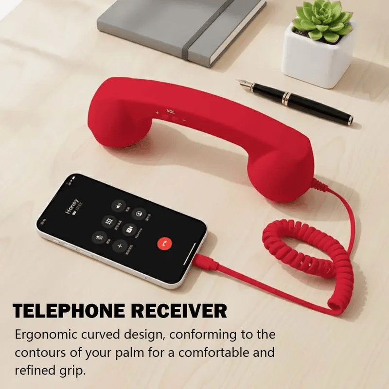 🔥Last Day 50% OFF - Retro telephone style landline handle receiver