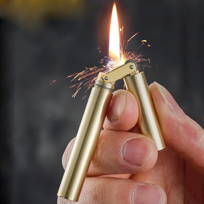 🔥(Last Day Promotion - 49% OFF) Waterproof Kerosene Copper Lighter