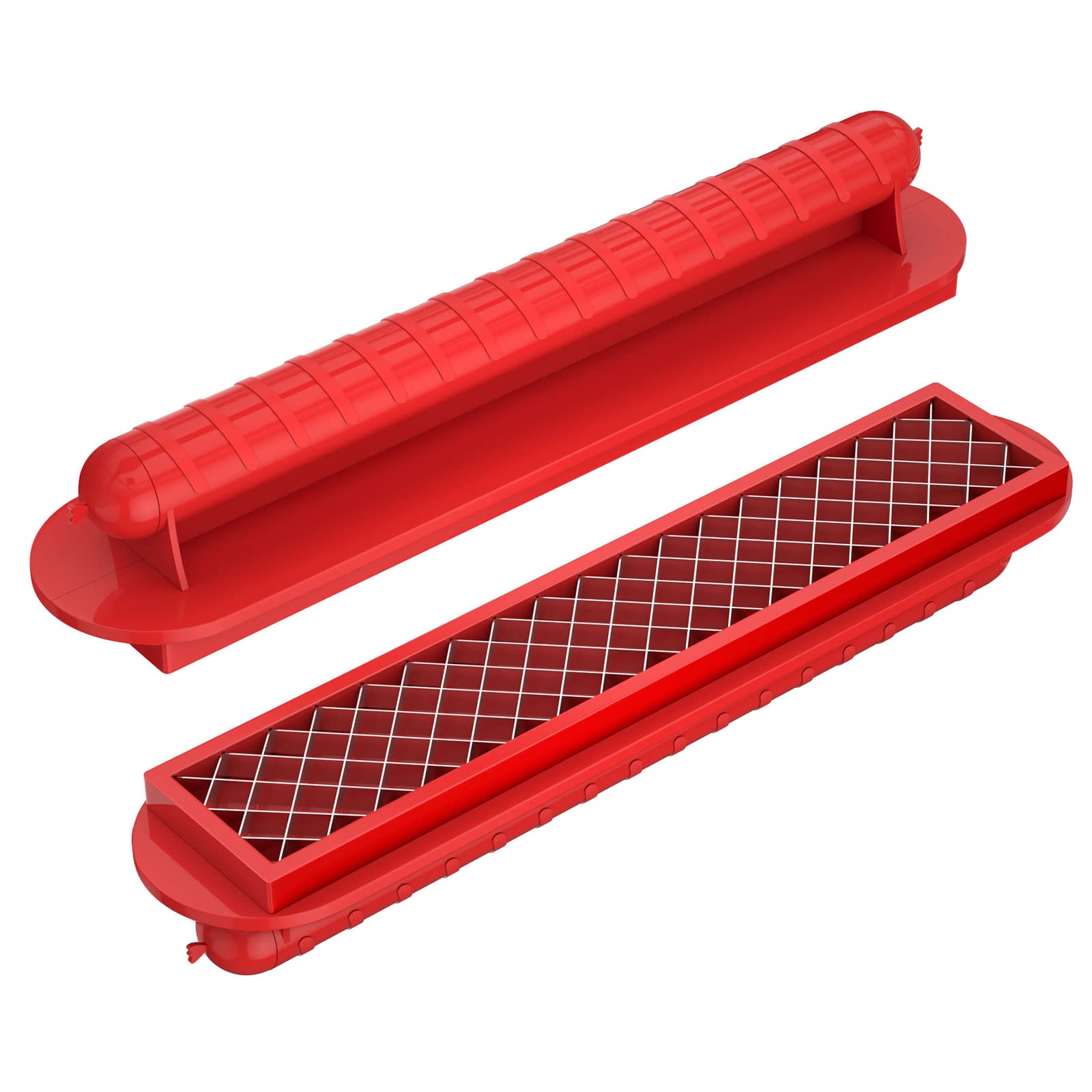 (🎄Christmas Hot Sale🔥🔥)Hotdogs Slicer Slices Perfect Criss-Cross Slots