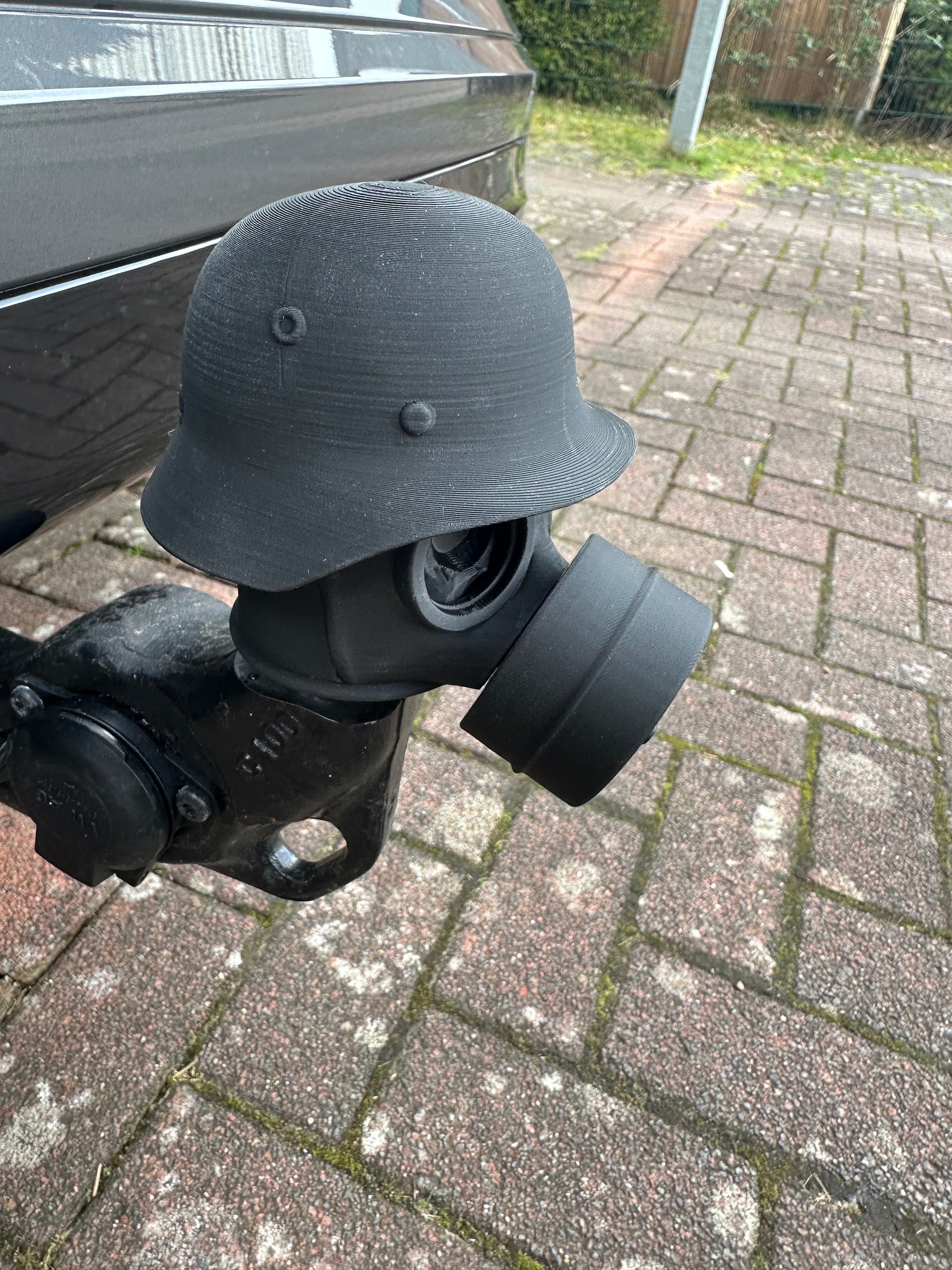 Abdeckkappe für Anhängerkupplung aus Stahl