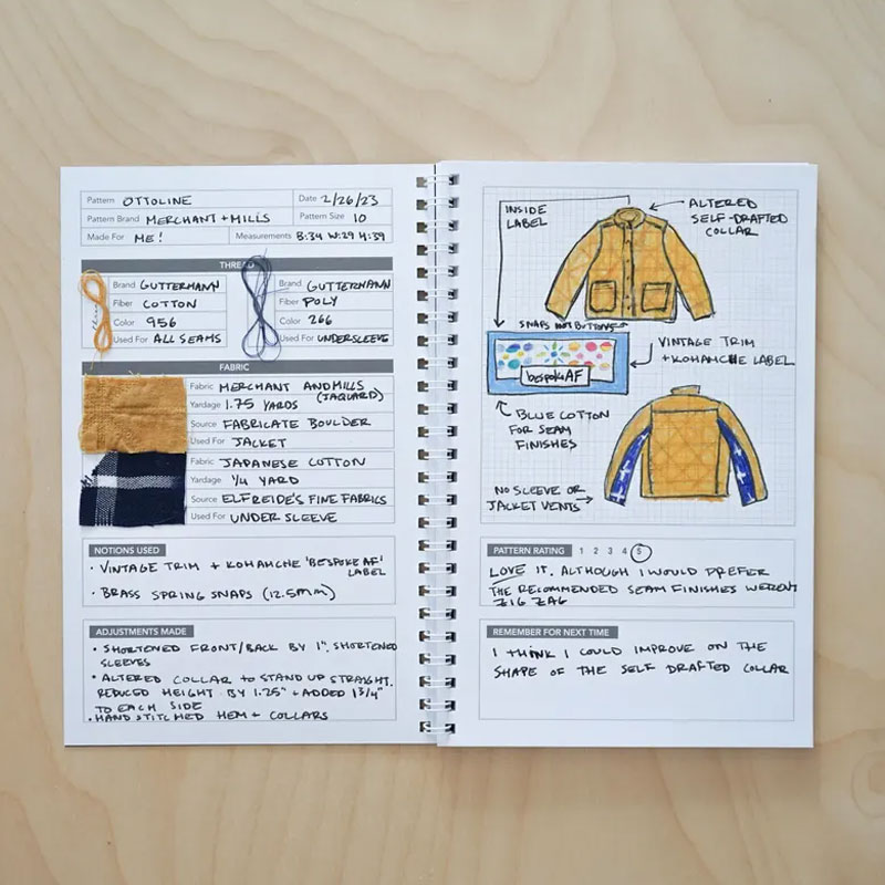 Sewing Journal