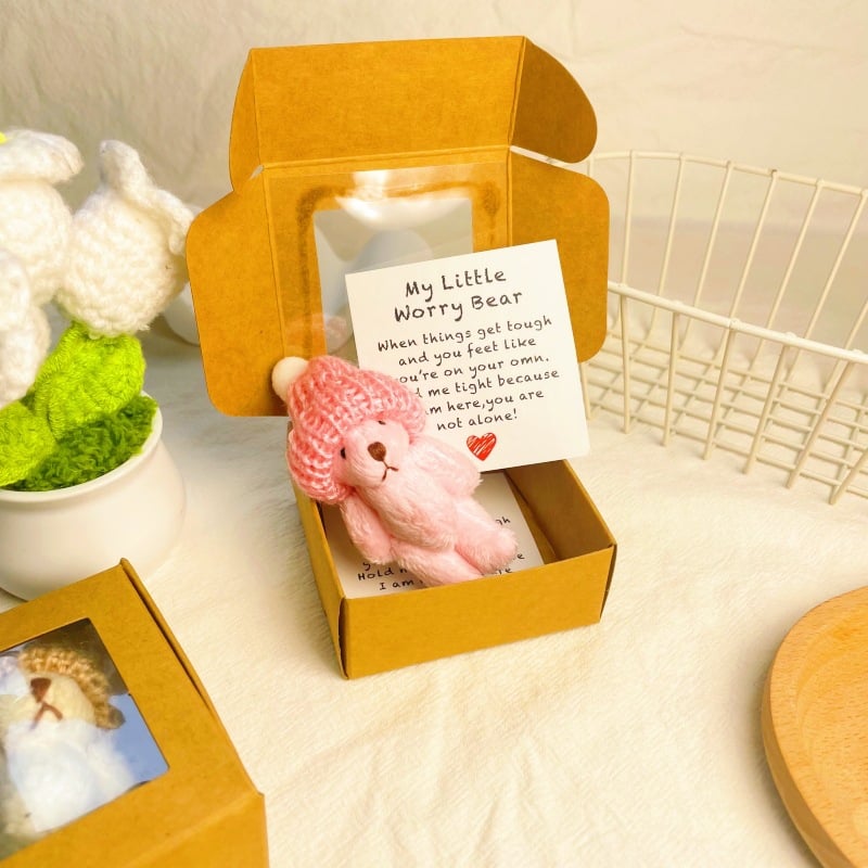 🔥LAST DAY SALE 50%OFF🎁Handmade Mini Plush Teddy Bear in Box