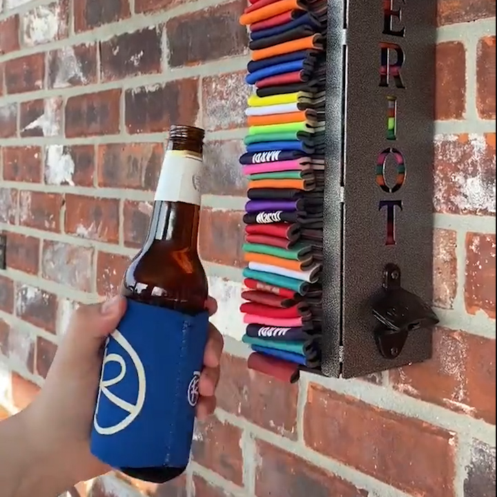 (🌲EARLY CHRISTMAS SALE - 50% OFF)Custome Can Cooler Holder With Bottle Opener