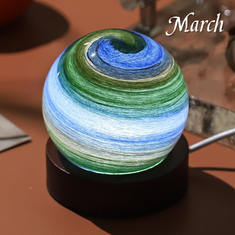 🪐Birthday Month Art Globe Night Lamp