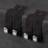 TwinHook Leather Car Headrest Hangers