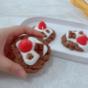 Hand-Crafted, Strawberry Chocolate Cookies Scented Candles -Buy 2 Free Shipping