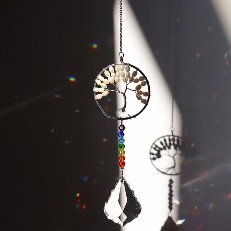 🔥Last Day Sale - 60% OFF🎁Crystal Wind Chime Tree Of Life Suncatcher⚡Buy 2 Get Free Shipping