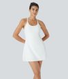 🔥LAST DAY PROMOTION 70% OFF💥Women Workout Tennis Dress With Built In Bra Shorts