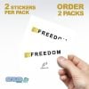 🙏60% OFF For Charlie's Fans -🎗️🕊️Charlie kirk debit card stickers