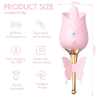 10-Frequency Vibration Tongue Licking Rose Vibrator