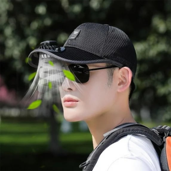 🎁TikTok Last Day Sale - 70% OFF🎉2025 New Ultralight UV Protection Baseball Cap with Solar Fan