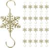 💥LAST DAY SALE 50% OFF💥Christmas S-Hooks with Snowflake(20pcs)