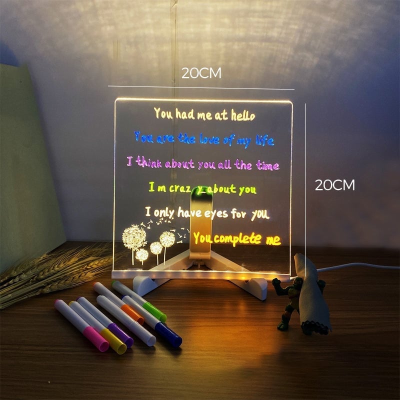 (🎁Early Christmas Sale)-LED Note Board with Colors🎨BUY 2 FREE SHIPPING
