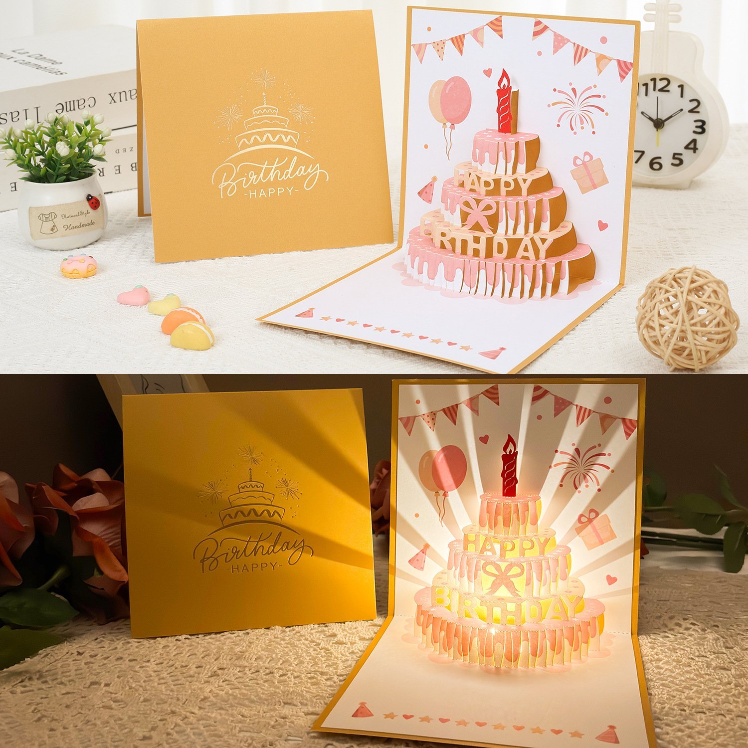🎁TikTok Last Day Sale - 70% OFF🎉3D Pop Up Birthday Cards