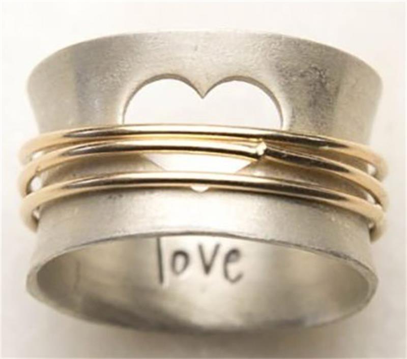 🔥Last Day 60% OFF🎁“LOVE”Heart Openwork Ring