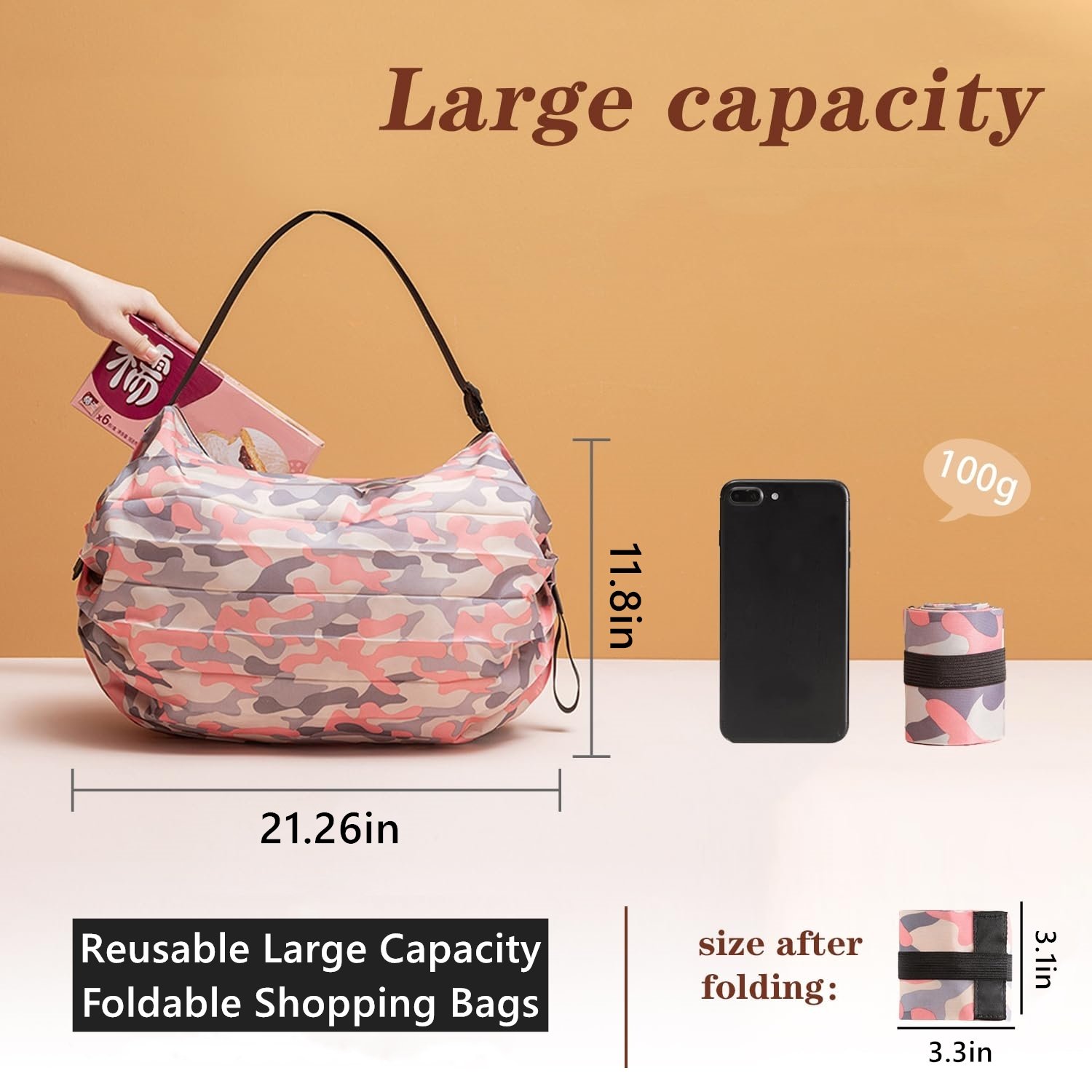 Christmas Pre-sale SAVE 49%🎄Reusable Large Capacity Foldable Shopping Bags