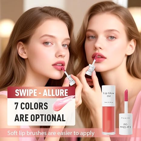 💋 Get the Perfect Pout✨ Tinted Lip Glow Oil - For Lush, Hydrated Lips with a Natural Glow! 💖