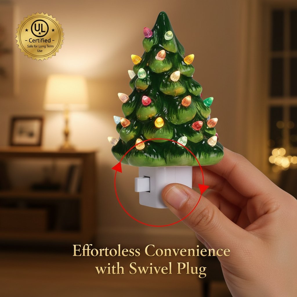 🎁TikTok Last Day Sale - 70% OFF🔥Heritage Glow Ceramic Tree Night Light