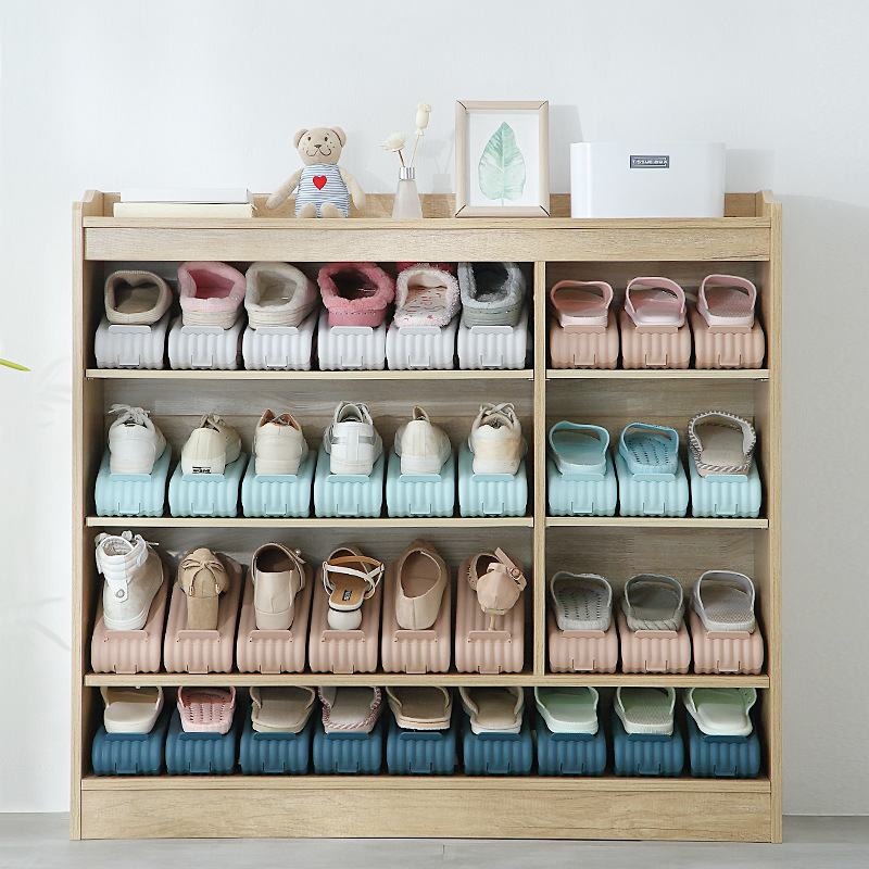 (🔥Last Day Promotion- SAVE 48% OFF) Double Layer Shoe Rack Organizer -Buy 4 Get FREE SHIPPING