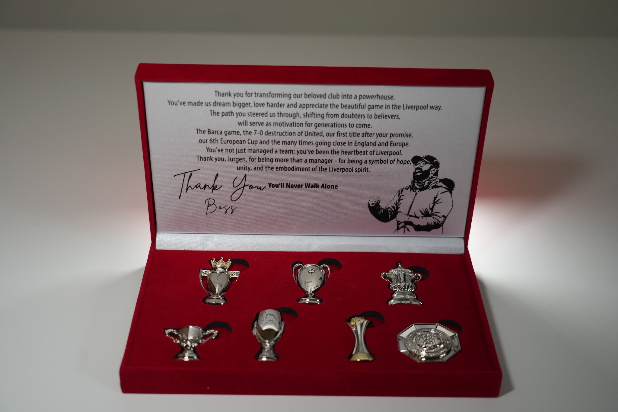 Jurgen Klopp Honours[Batch 3 = Last Batch]  - Trophy Collection Box!