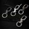 Multifunctional pendant bottle opener metal double ring key chain