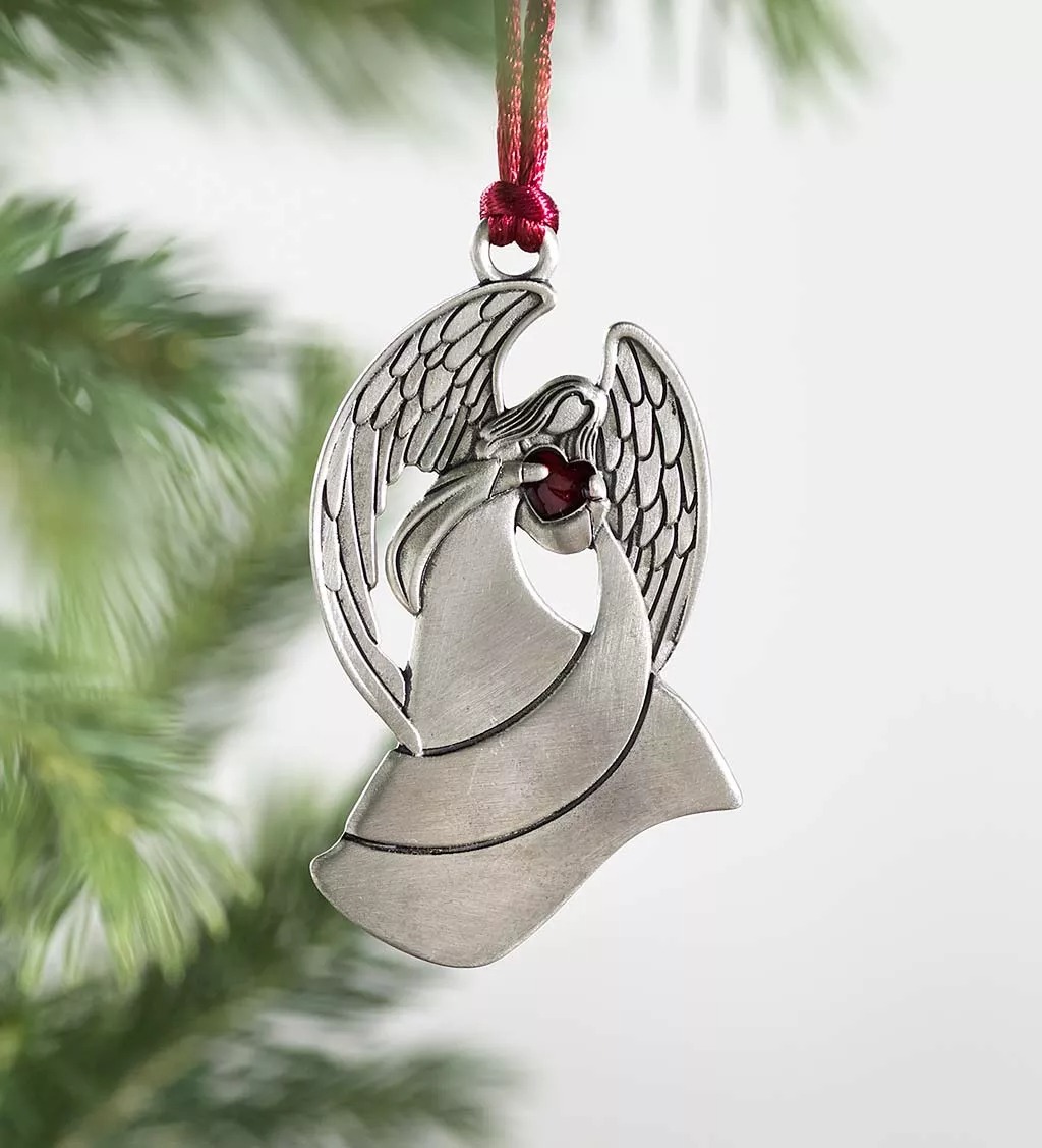 Pewter Christmas Tree Ornament, Buy 4 Free Shipping