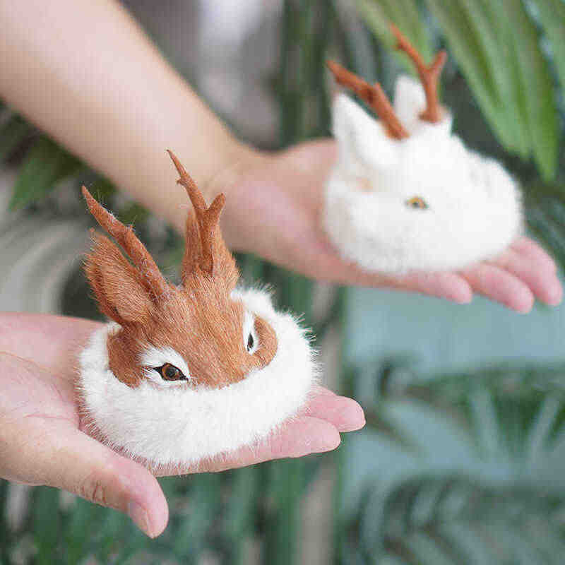 Handmade roe deer hat car dashboard ornaments