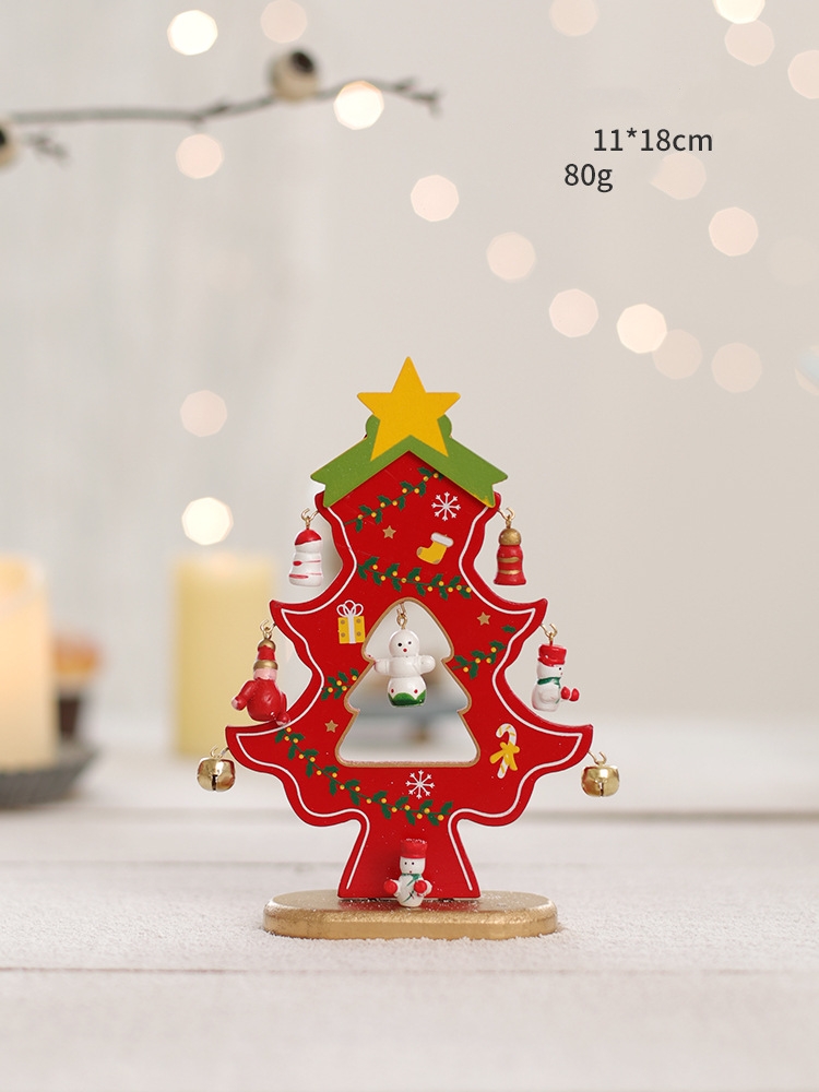 🎅LAST DAY SALE 50% OFF💥DIY Wooden Mini Christmas Tree Set