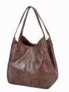 Women's Retro Soft Leather High Capacity Shoulder Bag