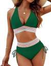 🔥Last Day Promotion 70% OFF💥2025 High Waisted Tummy Control Color Block Bikini Sets