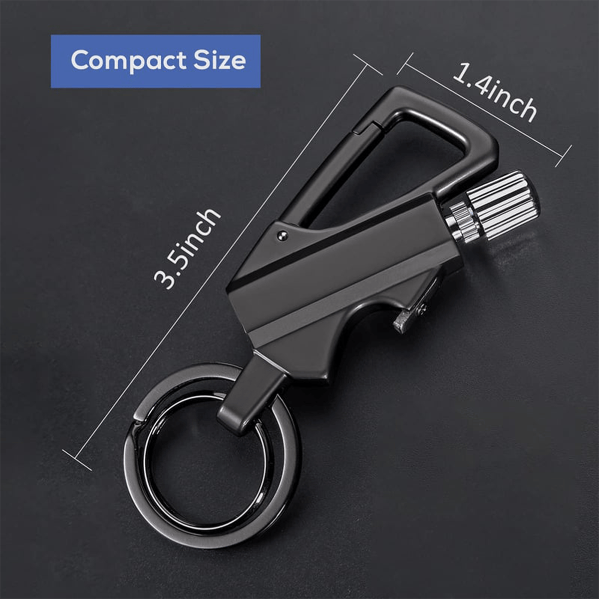 🎁TikTok Last Day Sale - 70% OFF💥Permanent Match Infinity Lighter with Multitool Keychain Bottle Opener