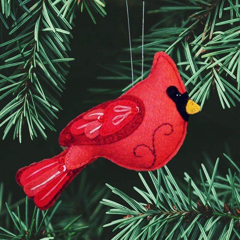 (🔥Early Mother's Day Sale- 65% OFF) Felt Bird Ornament🐦- Buy 4 Free Shipping