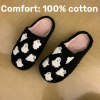 Halloween cute ghost print slippers 100% cotton