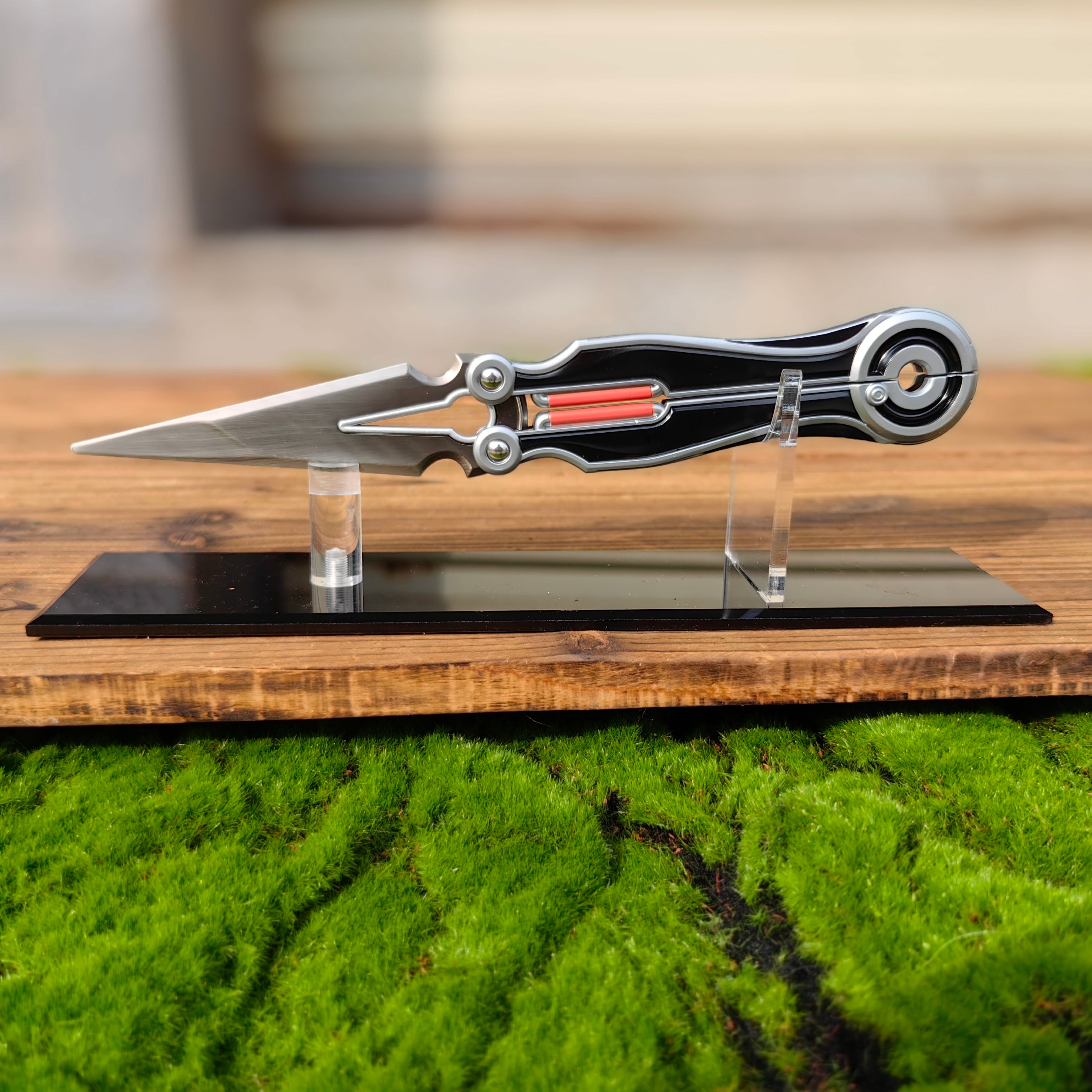 Metal Magepunk 3.0 Sparkswitch Knife Dull Blade Replica For Display
