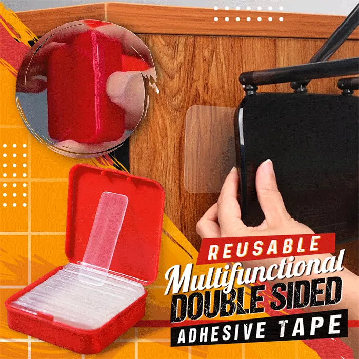 ⏰(Last Day Sale - 48% OFF) REUSABLE DOUBLE SIDED ADHESIVE TAPE(Buy 5 Get 5 Free)
