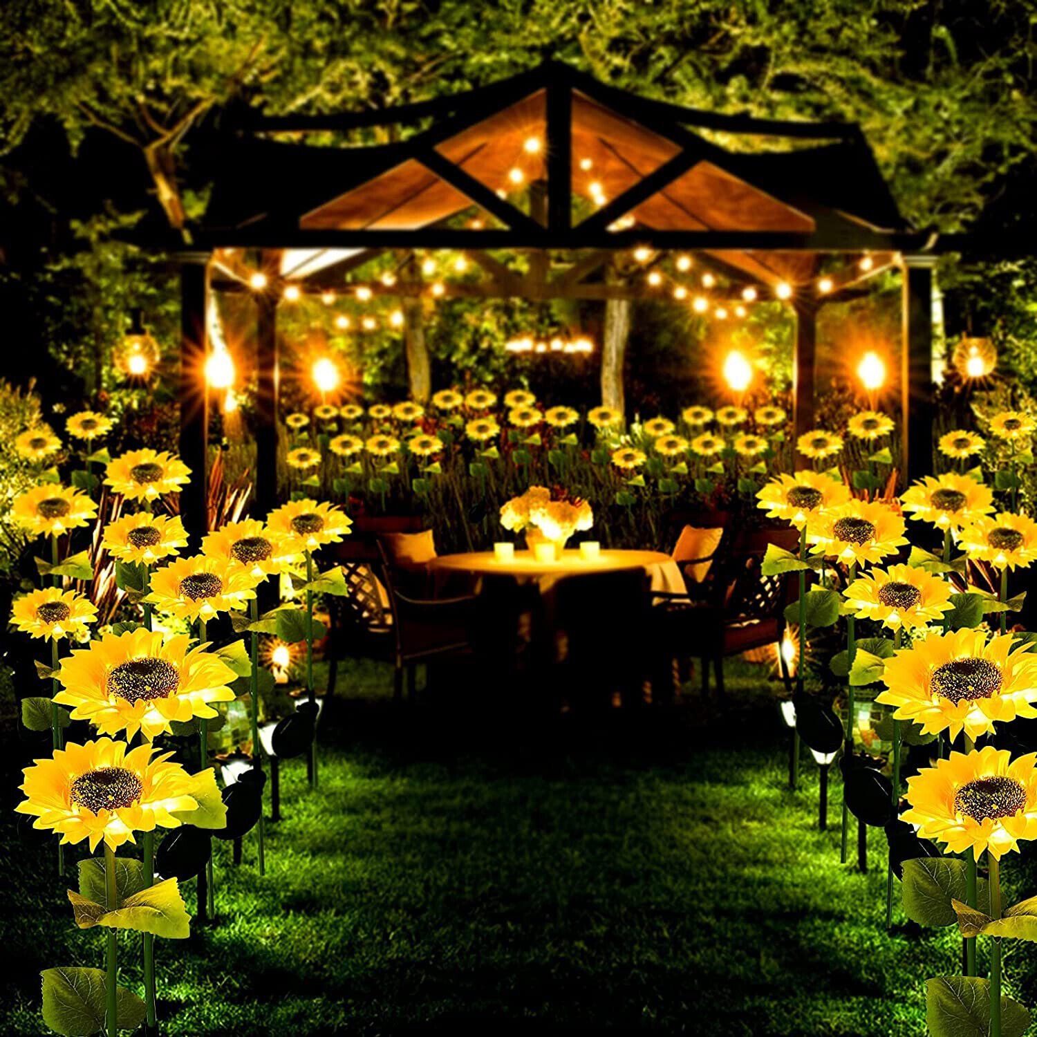 🔥LAST DAY SALE 49% OFF🌻Waterproof Solar Sunflower Light🔥
