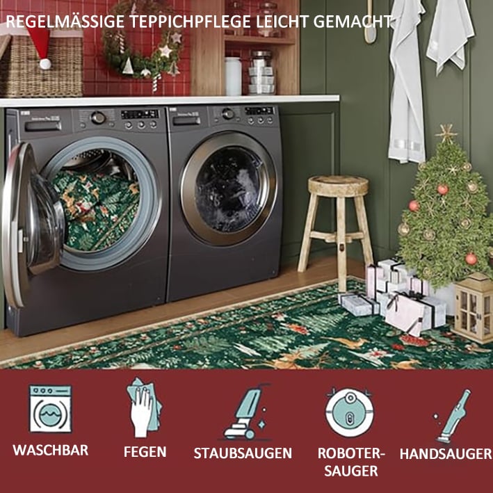 🎁Weihnachts-Schnäppchen 49 % Rabatt⚡Weihnachtsteppich für den Innenbereich
