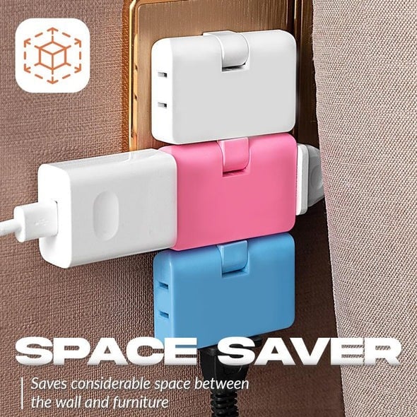 (🔥HOT SALE TODAY - 50% OFF) 180 Degrees Rotatable Socket Converter