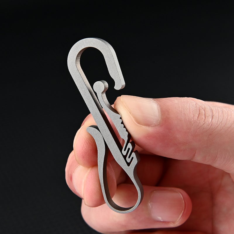 ADD-ONS:Titanium Alloy Phoenix Tail Keychain