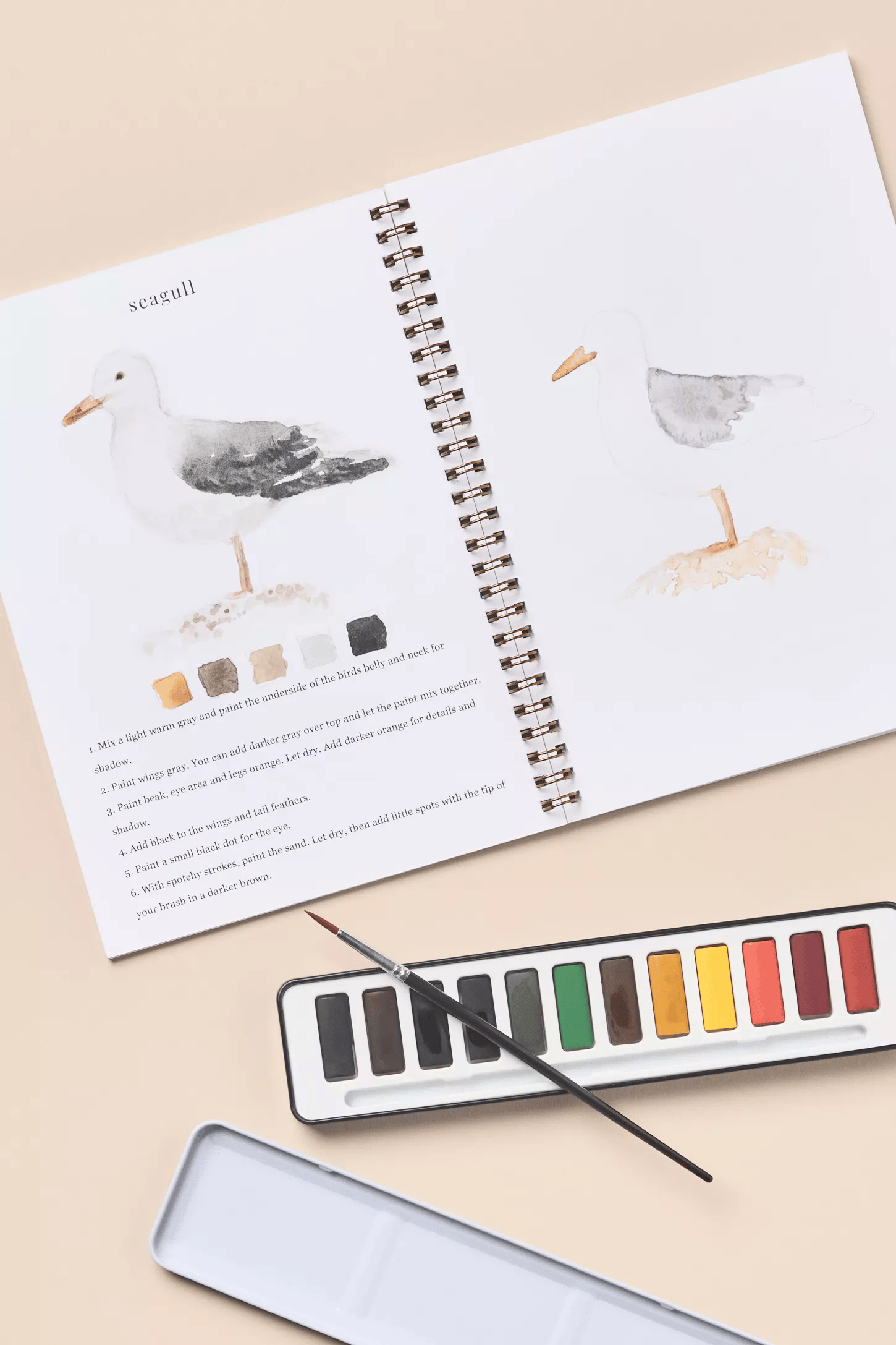 🔥 Letzter Tag: 49% Rabatt! 🖼️ Anfängerfreundliches💕 Aquarell-Workbook