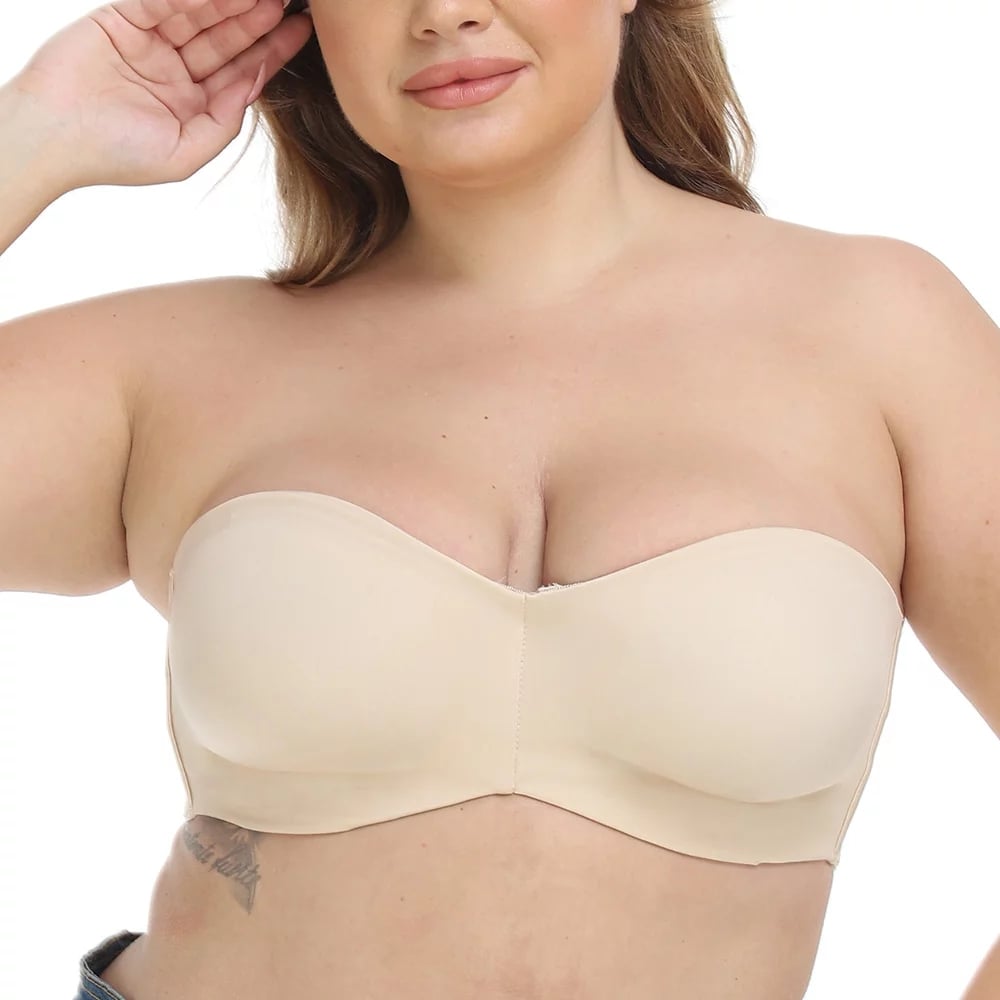 📢Letzter Tag 49% Rabatt🔥Rutschfester, wandelbarer Bandeau-BH mit vollem Halt
