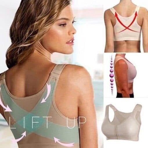 Instant Lifting Front Closure Breathable Bra