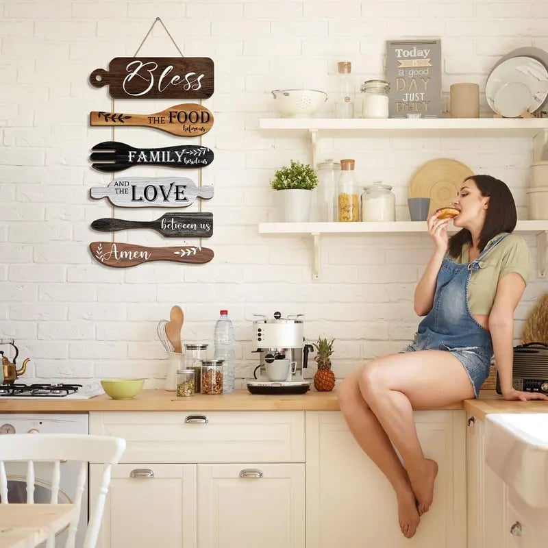 🎁TikTok Last Day Sale - 70% OFF🎉Wooden Kitchen Wall Decor