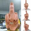 🎁Last Day Promotion- SAVE 70%🔥latex Middle Finger Headgear-Buy 2 Free VIP Shipping