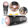 SHEMESIX Men Telescopic Vibration Exhale Masturbation Cup Voice Silicone Doll Sex Toy