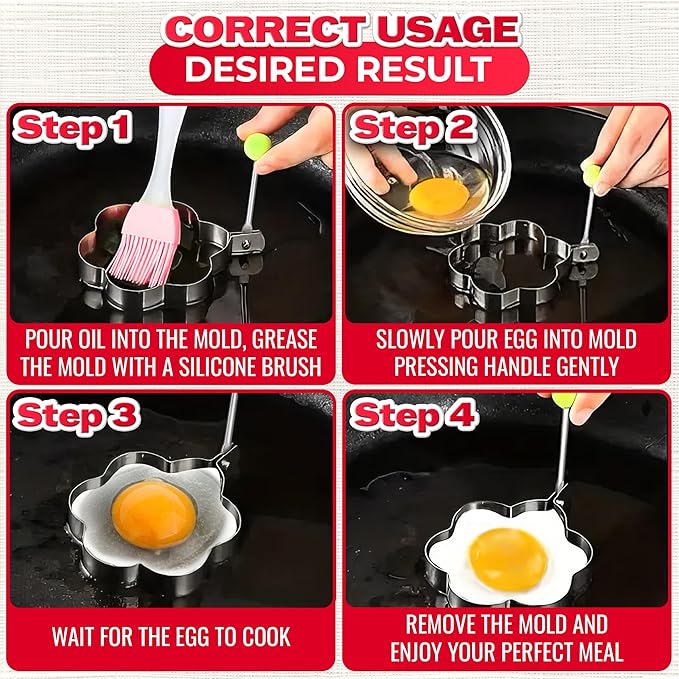 💥Last day discount!-Stainless Steel Egg Mold🎁