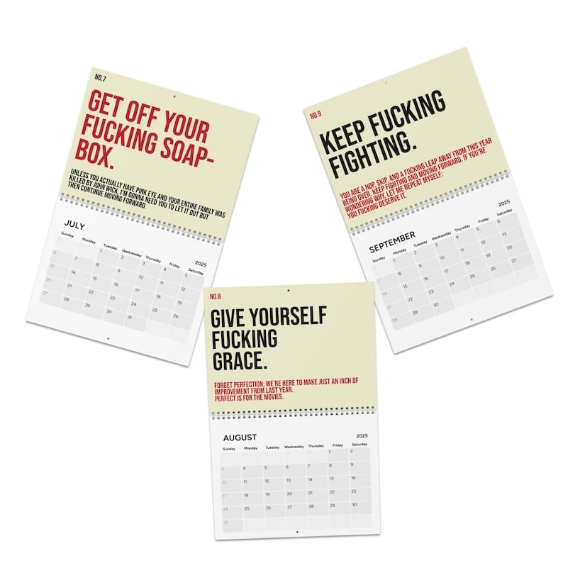 🤣The Year Of Your Fucking Year Calendar-Your Kick-Ass Motivational Calendar