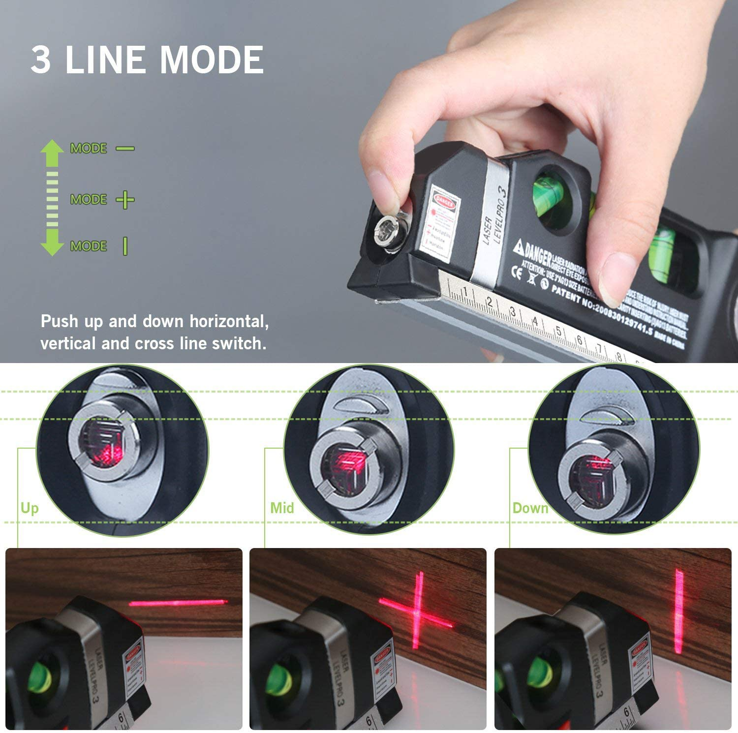 (🌲Early Christmas Sale- SAVE 48% OFF)Laser Level Line Tool(BUY 2 GET FREE SHIPPING)